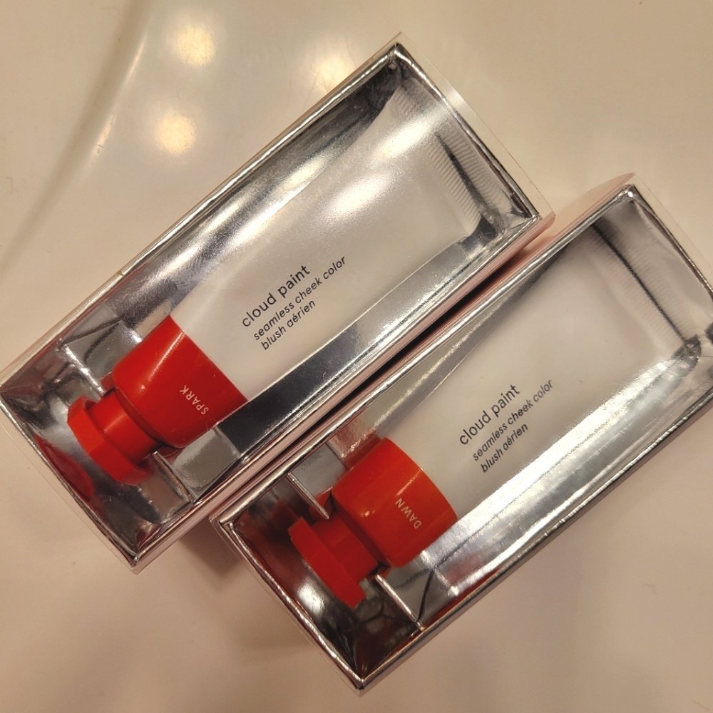 Glossier Cloud paint blush Spark & Dawn